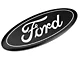 Defenderworx Ford Oval Tailgate Emblem; Black (15-20 F-150)