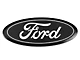 Defenderworx Ford Oval Tailgate Emblem; Black (15-20 F-150)