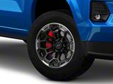 Defiant Wheels DF03 Satin Black and Dark Satin Charcoal 6-Lug Wheel; 18x9; -12mm Offset (23-26 Colorado)