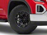Defiant Wheels DF03 Gloss Black 6-Lug Wheel; 18x9; -12mm Offset (19-26 Sierra 1500)