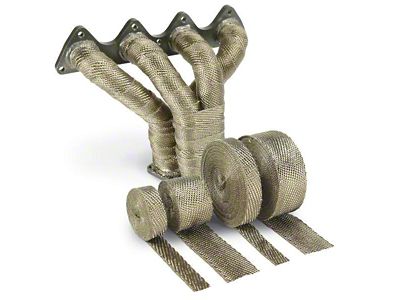 Titanium Pipe Wrap; 2-Inch Wide x 25-Foot Roll (Universal; Some Adaptation May Be Required)