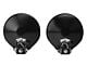 Delta Lights 6-Inch 100 Series Black Thinline Fog Lights; 55 Watt Xenon (Universal; Some Adaptation May Be Required)