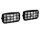 Delta Lights 250 Series Rectangular Fog Lights with Stone Guards; 55 Watt Halogen (Universal; Some Adaptation May Be Required)