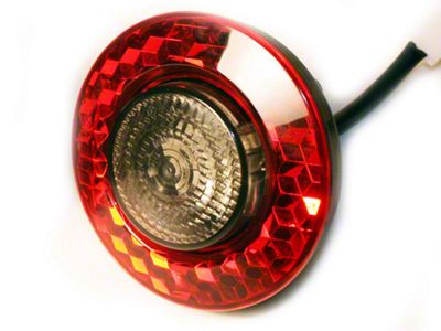 Delta Lights 3-3/4-Inch Round LED Back-Up Light (Universal; Some Adaptation May Be Required)