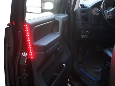 Delta Lights Door Accent LED Light Strip; Red (Universal; Some Adaptation May Be Required)