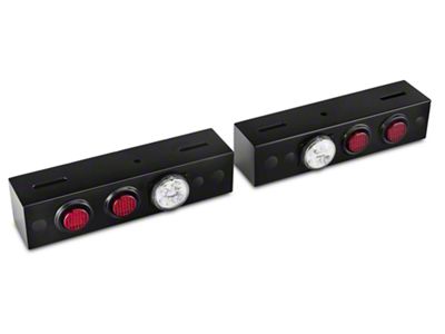 Delta Lights LED Twin-Bar Rear Bar with Stop, Turn and Backup Lights (Universal; Some Adaptation May Be Required)