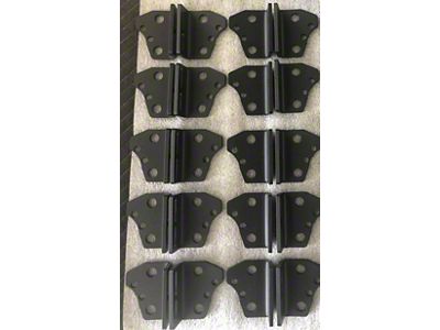 Dethloff MFG. Awning Brackets for Standard Straight-Pull Awning (10-26 RAM 2500 w/ Countor Bed Rack)