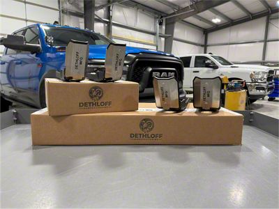 Dethloff MFG. HD Rear Shock Guards (14-26 RAM 3500)