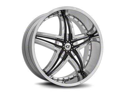 Diablo Wheels Blitz Chrome 6-Lug Wheel; 24x10; 35mm Offset (07-13 Sierra 1500)