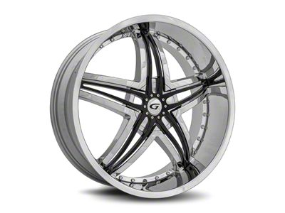 Diablo Wheels Blitz Chrome 6-Lug Wheel; 24x10; 35mm Offset (07-13 Silverado 1500)