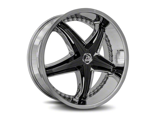 Diablo Racing Rims Diablo Wheels Yukon Reflection X Chrome 6-Lug Wheel; 22x9.5; 35mm ...