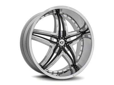 Diablo Wheels Blitz Chrome 6-Lug Wheel; 24x10; 35mm Offset (19-25 RAM 1500)