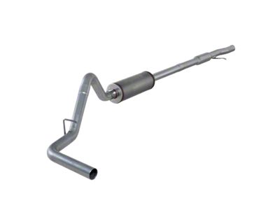 3-Inch Stainless Steel Single Exhaust System; Side Exit (2014 5.3L Silverado 1500)