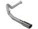 4-Inch Stainless Steel DPF-Back Dual Exhaust System with Polished Tip; Side Exit (11-14 6.7L Powerstroke F-250 Super Duty)