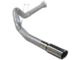 4-Inch Stainless Steel DPF-Back Dual Exhaust System with Polished Tip; Side Exit (11-14 6.7L Powerstroke F-350 Super Duty)