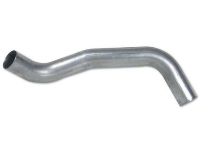4-Inch Stainless Steel First Section Tail Pipe; Driver Side (04.5-07 5.9L RAM 2500)