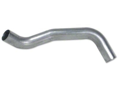 4-Inch Aluminized Steel First Section Tail Pipe; Passenger Side (04.5-07 5.9L RAM 3500)
