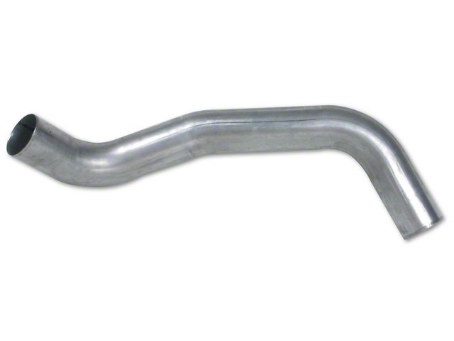 4-Inch Stainless Steel First Section Tail Pipe; Driver Side (04.5-07 5.9L RAM 3500)
