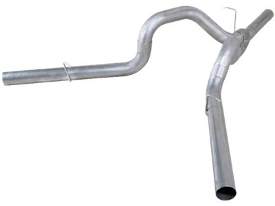 4-Inch Stainless Steel DPF-Back Dual Exhaust System; Side Exit (11-14 6.6L Duramax Sierra 2500 HD)