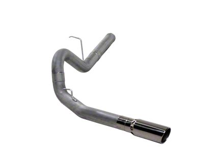 4-Inch Stainless Steel DPF-Back Single Exhaust System; Side Exit (11-14 6.6L Duramax Sierra 2500 HD)