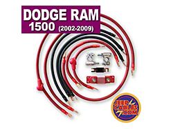 DieselCables Big 7 Battery Cable Kit; 2GA (03-09 5.7L RAM 1500)