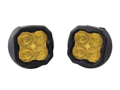 Diode Dynamics SS3 Sport ABL Type GM LED Fog Light Kit; Yellow SAE Fog (15-20 Canyon)