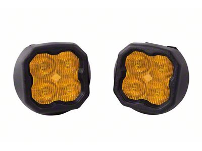 Diode Dynamics SS3 Max ABL Type GM LED Fog Light Kit; Yellow SAE Fog (15-22 Colorado)