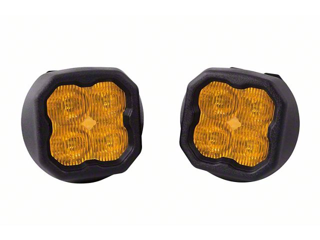 Diode Dynamics SS3 Max Type GM LED Fog Light Kit; Yellow SAE Fog (15-22 Colorado, Excluding Bison)