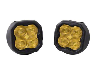 Diode Dynamics SS3 Sport ABL Type GM LED Fog Light Kit; Yellow SAE Fog (15-22 Colorado)