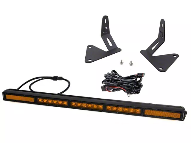 Diode Dynamics SS30 Stealth LED Light Bar Kit; Amber Combo (15-22 Colorado)