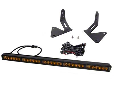 Diode Dynamics SS30 Stealth LED Light Bar Kit; Amber Driving (15-22 Colorado)