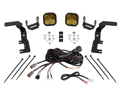 Diode Dynamics Stage Series SS3 Sport LED Ditch Light Kit; Yellow Combo (23-25 Colorado)