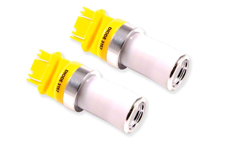 Diode Dynamics Amber Front Turn Signal LED Light Bulbs; 3157 HP48 (97-14 F-150)