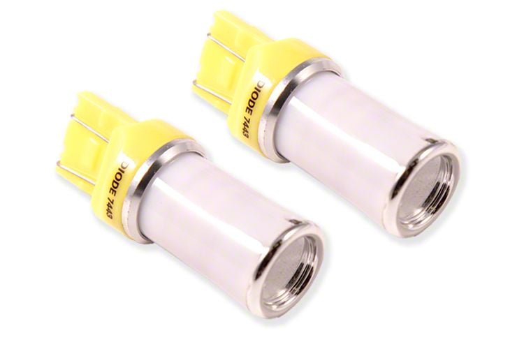 Diode Dynamics Amber Front Turn Signal LED Light Bulbs; 7443 HP48 (15-20 F-150)