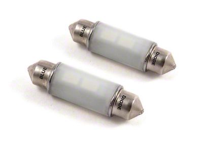 Diode Dynamics Blue LED Map Light Bulbs; 39mm HP6 (11-14 F-150 SuperCab)