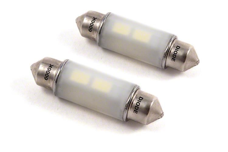Diode Dynamics Cool White LED Map Light Bulbs; 39mm HP6 (11-14 F-150 SuperCab)