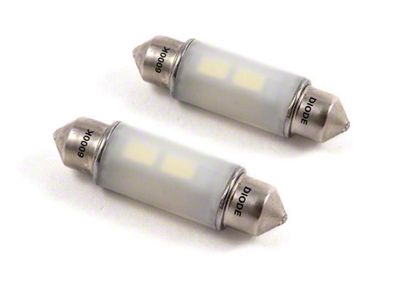 Diode Dynamics Cool White LED Map Light Bulbs; 39mm HP6 (11-14 F-150 SuperCab)