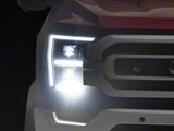 Diode Dynamics Elite Max Series LED Headlights; Black Housing; Clear Lens (21-23 F-150 w/ Factory Projector Headlights)