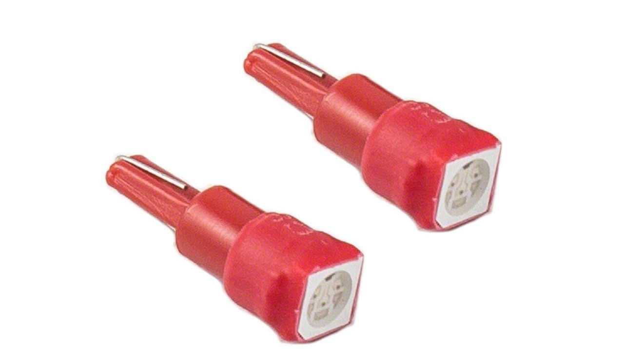 Diode Dynamics Red LED Vanity Light Bulbs; 74 SMD1 (10-14 F-150 Raptor)