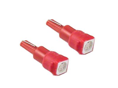 Diode Dynamics Red LED Vanity Light Bulbs; 74 SMD1 (10-14 F-150 Raptor)