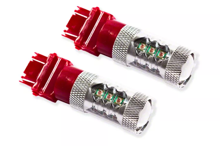 Diode Dynamics Red LED Tail Light Bulbs; 3157 XP80 (97-23 F-150 w/ Factory Halogen Tail Lights)