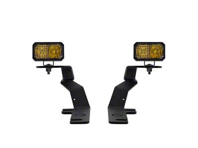 Diode Dynamics Stage Series SS2 Pro LED Ditch Light Kit; Yellow Combo (15-20 F-150)