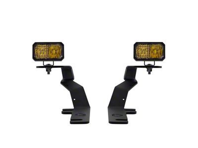 Diode Dynamics SS2 Pro LED Ditch Light Kit; Yellow Combo (15-20 F-150)