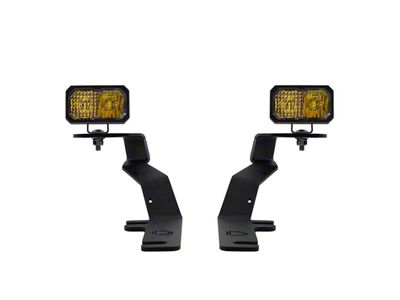Diode Dynamics SS2 Sport LED Ditch Light Kit; Yellow Combo (15-20 F-150)