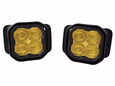 Diode Dynamics SS3 Max Type F2 ABL LED Fog Light Kit; Yellow SAE Fog (15-20 F-150, Excluding Raptor)