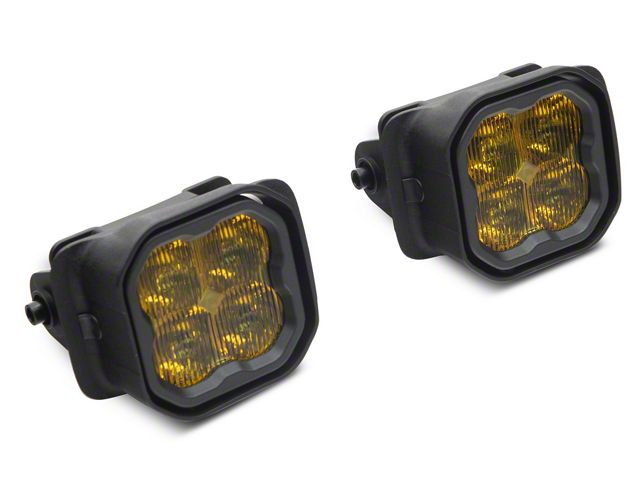 Diode Dynamics SS3 Pro Type F2 LED Fog Light Kit; Yellow SAE Fog (15-20 F-150, Excluding Raptor)