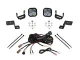 Diode Dynamics Stage Series SS3 Sport Backlit LED Ditch Light Kit; White Combo (21-26 F-150)