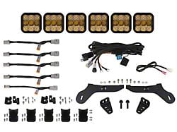 Diode Dynamics SS5 Pro 6-Pod CrossLink Grille Light Bar Kit; Yellow Combo (17-20 F-150 Raptor)