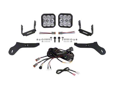 Diode Dynamics SS5 Pro Bumper LED Pod Light Kit; White Combo (17-20 F-150 Raptor)