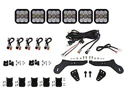 Diode Dynamics SS5 Sport 6-Pod CrossLink Grille Light Bar Kit; White Combo (17-20 F-150 Raptor)